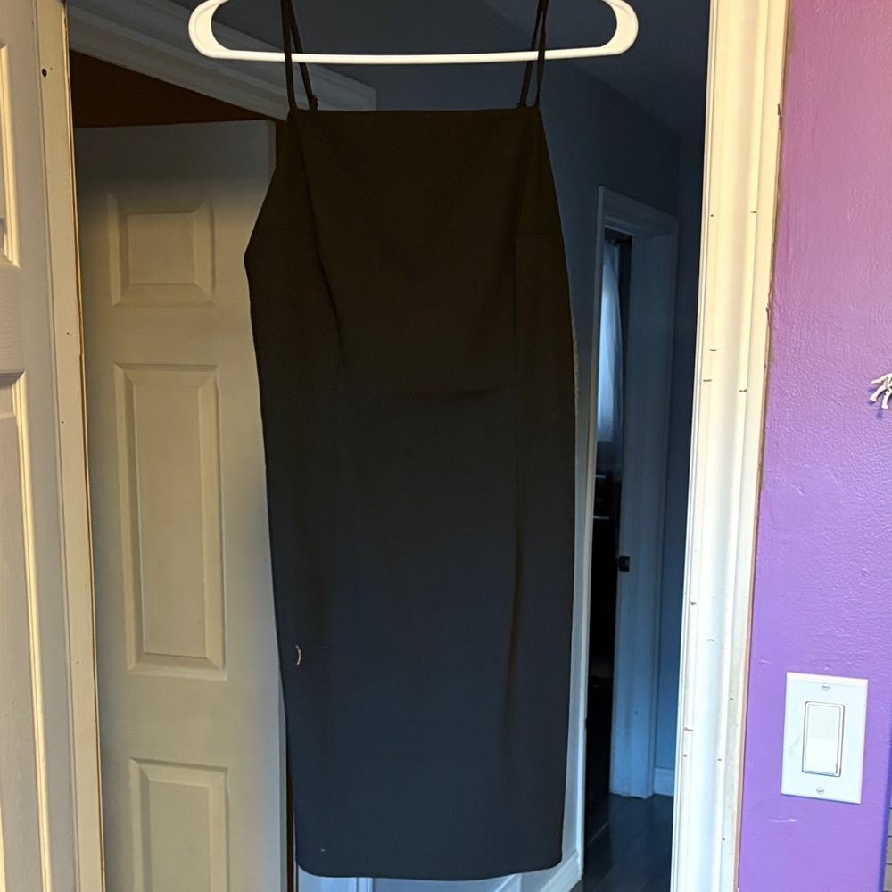 H&M Black Midi Dress